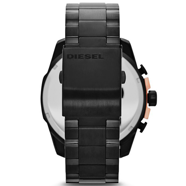 DIESEL ディーゼル MEGA CHIEF メガチーフ DZ4309 メンズ 腕時計 クオーツ 電池式 アナログ メタルベルト ブラック 国内正規品_3