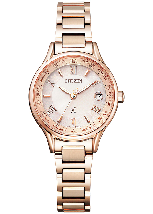 更にお値下げ中‼️シチズンXCソーラー サクラピンク　チタン ほぼ未使用品 シチズン xC クロスシー ベーシックコレクション サクラピンク EC1164