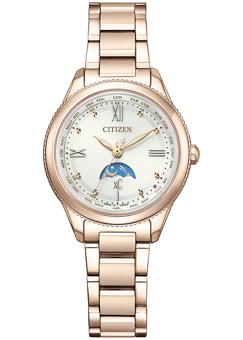 シチズン xC クロスシー ダイチコレクション サン&ムーン サクラピンク