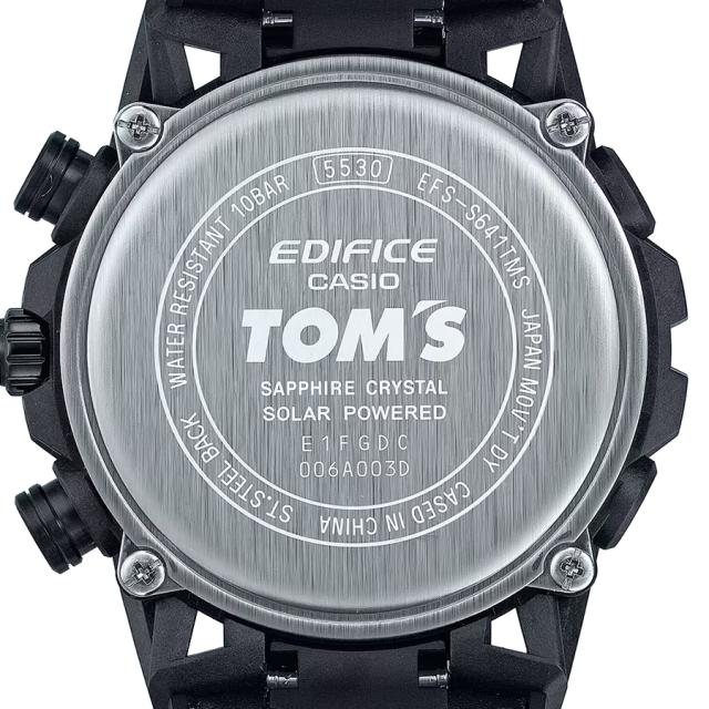 カシオ エディフィスTOM'S 50周年記念モデル ソスペンシオーネ EFS-S641TMS-1AJR メンズ 腕時計 ソーラー クロノグラフ アナログ 国内正規品_6