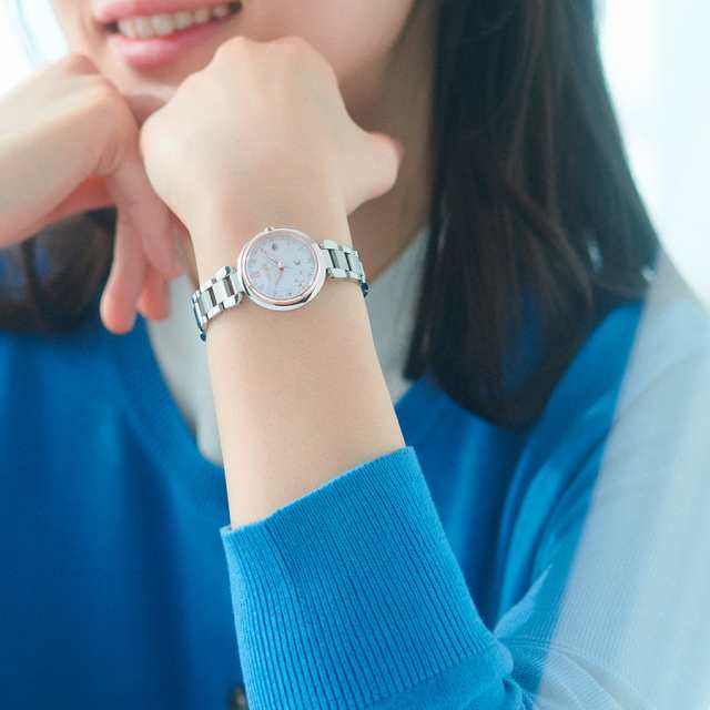 シチズン xC クロスシー mizu collection ミズコレクション フローレットダイヤモデル サクラピンク ES9466-65W レディース  腕時計 ソー｜au PAY マーケット