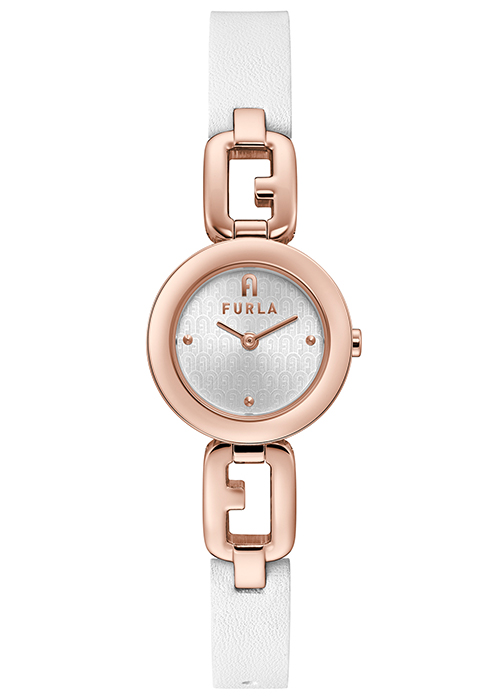 FURLA フルラ ARCO CHAIN アルコチェーン FL-WW00015004L3 レディース 腕時計 クオーツ 電池式 革ベルト ホワイト_1