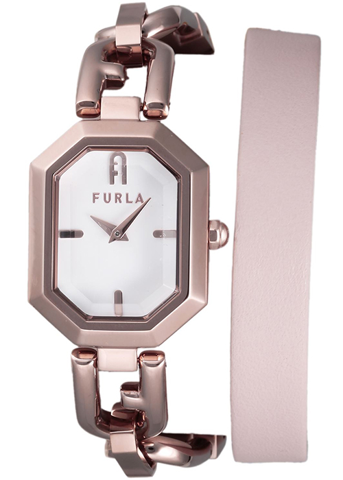 FURLA フルラ OCTAGONAL オクタゴナル ダブルトゥール FL-WW00044005L3 レディース 腕時計 クオーツ 電池式 革ベルト ピンク_1
