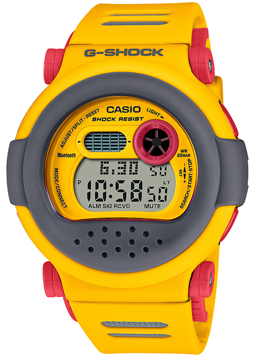 G-SHOCK Gショック DW-001 シリーズ G-B001MVE-9JR メンズ 腕時計 電池式 デジタル ダブルベゼル イエロー 国内正規品 カシオ_1