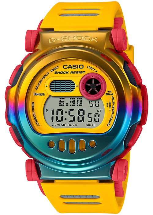 G-SHOCK Gショック DW-001 シリーズ G-B001MVE-9JR メンズ 腕時計 電池式 デジタル ダブルベゼル イエロー 国内正規品 カシオ_8