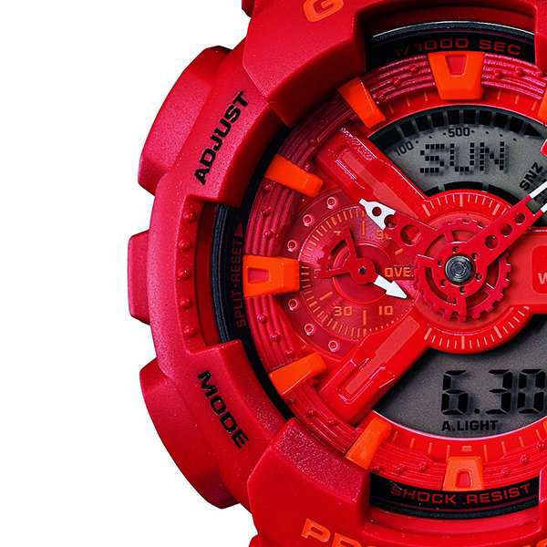 G-SHOCK GA-110AC-4AJF カシオ メンズ 腕時計 アナデジ レッド 国内