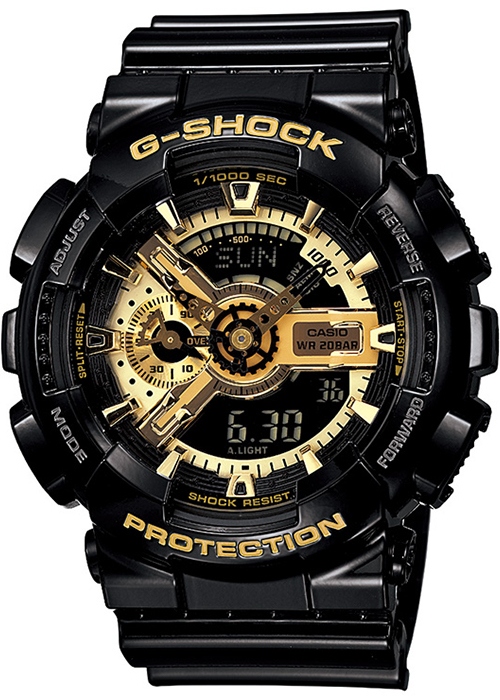 G-SHOCK ブラック×ゴールドシリーズ GA-110GB-1AJF メンズ 腕時計 電池 