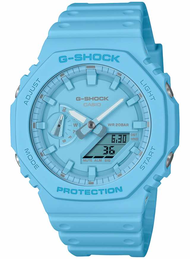 G-SHOCK ホワイト×ターコイズブルー - 時計