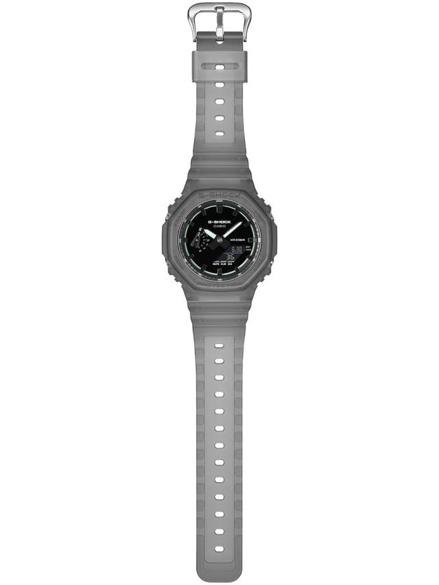 G-SHOCK スモークライト クリーンサーフェスダイヤル GA-2100K-1AJF メンズ 腕時計 電池式 オクタゴン 反転液晶 ブラック 国内正規品 カシオ_8
