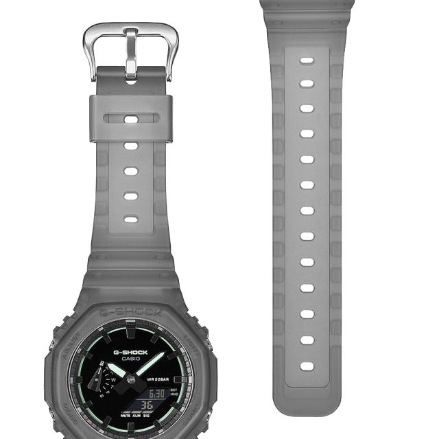 G-SHOCK スモークライト クリーンサーフェスダイヤル GA-2100K-1AJF メンズ 腕時計 電池式 オクタゴン 反転液晶 ブラック 国内正規品 カシオ_9