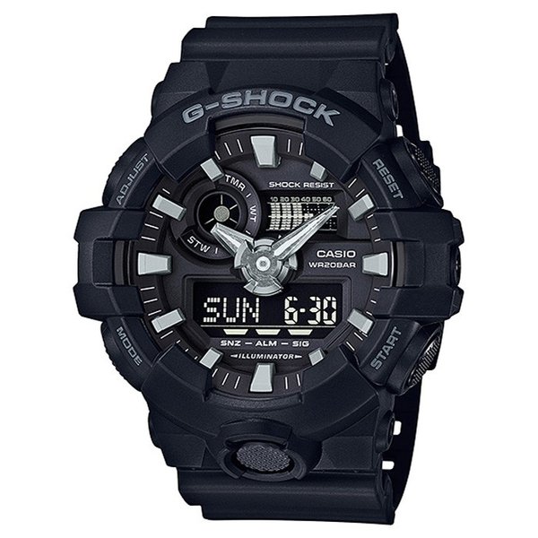G-SHOCK GA-700-1BJF メンズ 腕時計 アナデジ ブラック GA700 ビッグケース カシオ 国内正規品_1