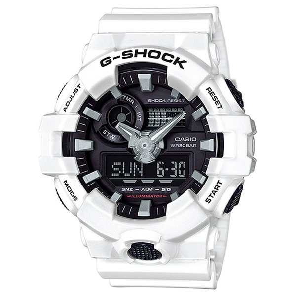 G-SHOCK GA-700-7AJF メンズ 腕時計 アナデジ ホワイト GA700 ビッグケース カシオ 国内正規品の通販は