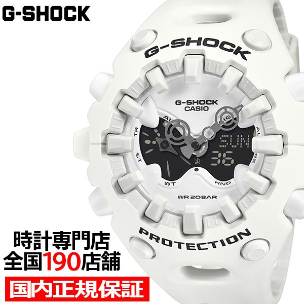 G-SHOCK GA-V01 ホワイト GA-V01-7AJF メンズ 腕時計 電池式 アナデジ 樹脂バンド 反転液晶 国内正規品 カシオ