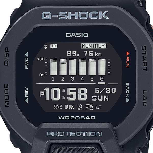 G-SHOCK G-SQUAD GBD-200シリーズ GBD-200-1JF メンズ 腕時計