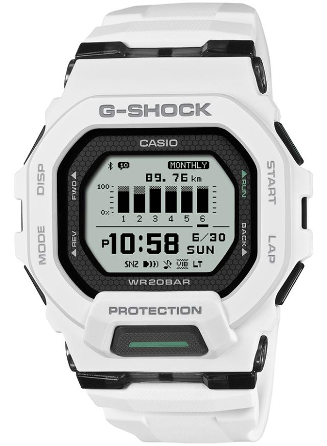 G-SHOCK G-SQUAD 積極的書きあらわす MIP液晶 GBD-200-7JF メンズ ウオッチ 乾電池式 Bluetooth デジタル 脂ダンス楽隊 白いこと 国内定まり品 カシオ