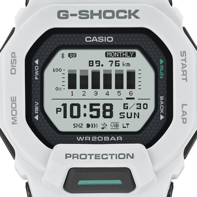 G-SHOCK G-SQUAD 積極的書きあらわす MIP液晶 GBD-200-7JF メンズ ウオッチ 乾電池式 Bluetooth デジタル 脂ダンス楽隊 白いこと 国内定まり品 カシオ
