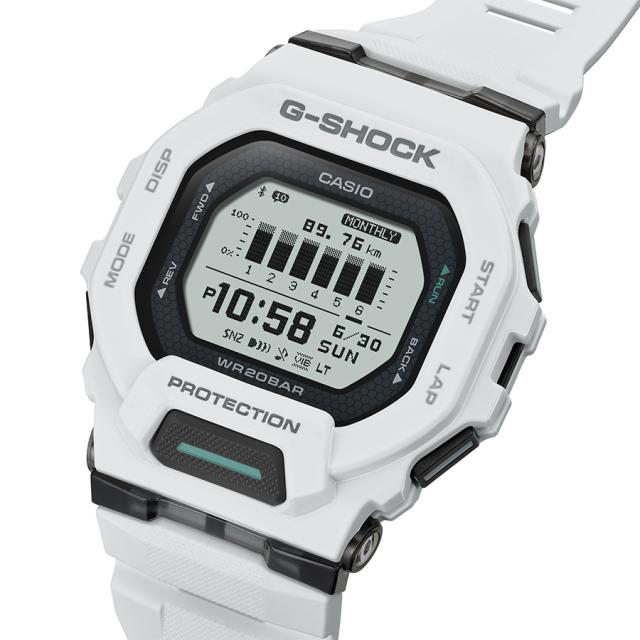 G-SHOCK G-SQUAD 積極的書きあらわす MIP液晶 GBD-200-7JF メンズ ウオッチ 乾電池式 Bluetooth デジタル 脂ダンス楽隊 白いこと 国内定まり品 カシオ