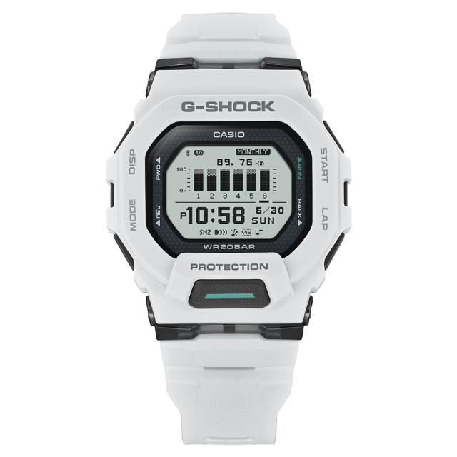 G-SHOCK G-SQUAD 積極的書きあらわす MIP液晶 GBD-200-7JF メンズ ウオッチ 乾電池式 Bluetooth デジタル 脂ダンス楽隊 白いこと 国内定まり品 カシオ