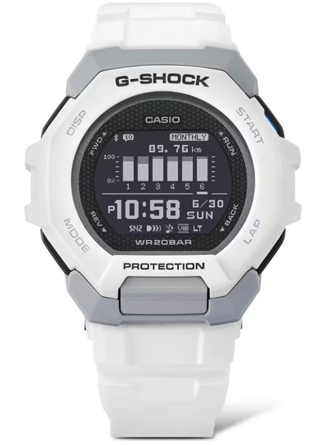 G-SHOCK G-SQUAD GBD-300続きもの GBD-300-7JF メンズ ウオッチ 乾電池式 Bluetooth デジタル 脂ダンス楽隊 白いこと ひっくり返す液晶 国内定まり品 カシオ
