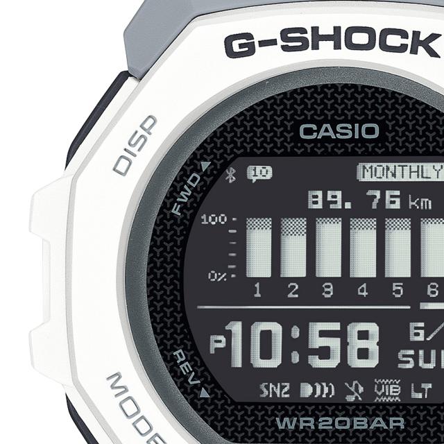 G-SHOCK G-SQUAD GBD-300続きもの GBD-300-7JF メンズ ウオッチ 乾電池式 Bluetooth デジタル 脂ダンス楽隊 白いこと ひっくり返す液晶 国内定まり品 カシオ