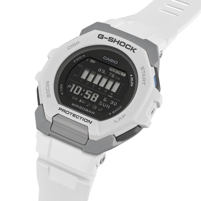 G-SHOCK G-SQUAD GBD-300続きもの GBD-300-7JF メンズ ウオッチ 乾電池式 Bluetooth デジタル 脂ダンス楽隊 白いこと ひっくり返す液晶 国内定まり品 カシオ