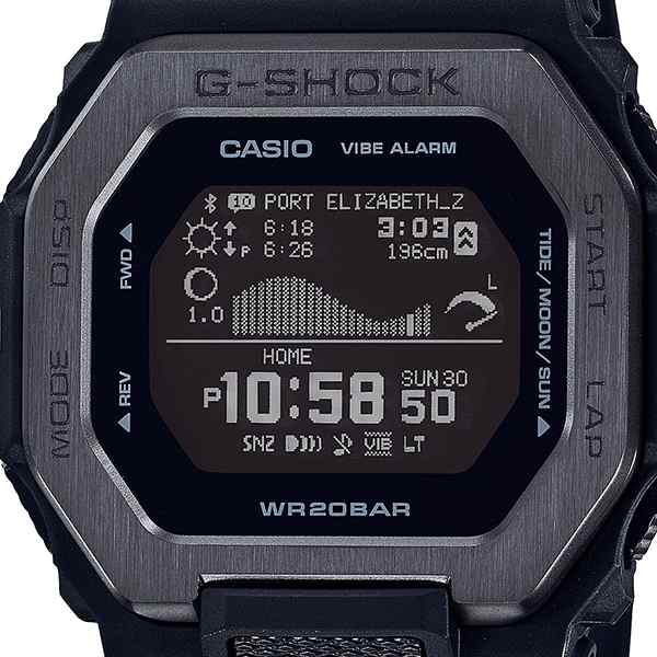 G-SHOCK Gショック G-LIDE ナイトサーフィン GBX-100NS-1JF メンズ 腕時計 電池式 Bluetooth デジタル 反転液晶  国内正規品 カシオ｜au PAY マーケット