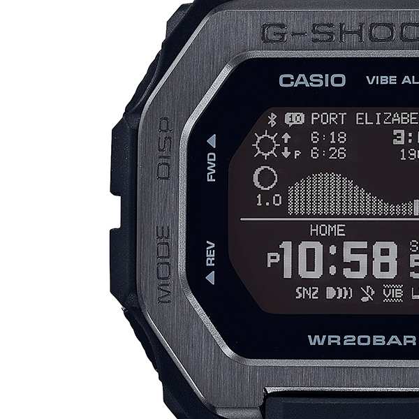 G-SHOCK Gショック G-LIDE ナイトサーフィン GBX-100NS-1JF メンズ 腕時計 電池式 Bluetooth デジタル 反転液晶  国内正規品 カシオ｜au PAY マーケット