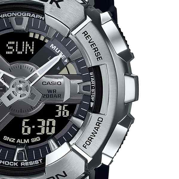 G-SHOCK Metal Covered シルバー GM-110-1AJF メンズ 腕時計 アナデジ メタルベゼル 国内正規品 カシオ