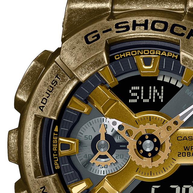 G-SHOCK スチームパンク GM-110VG-1A9JR メンズ 腕時計 電池式 アナデジ ビッグケース ゴールド 反転液晶 国内正規品 カシオ_3