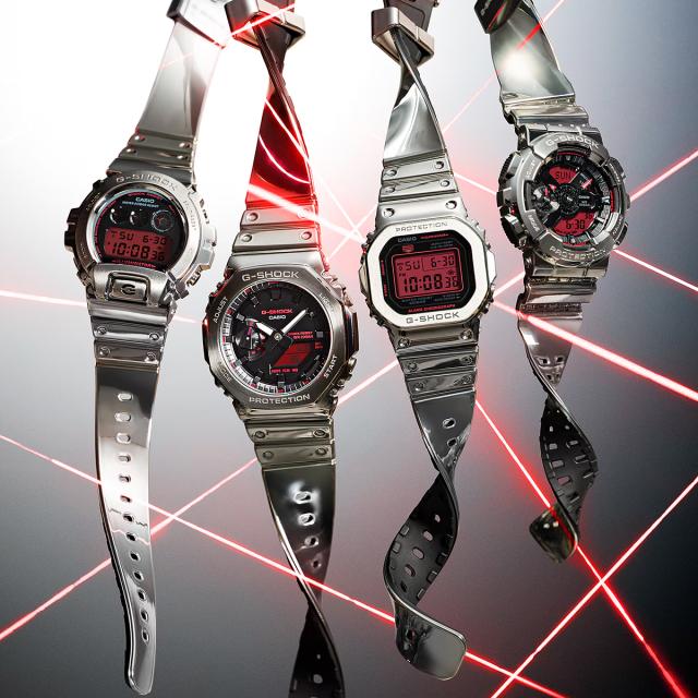 G-SHOCK メタルカバード ファインメタリック シルバー GM-2100YRA-8AJF メンズ 腕時計 電池式 オクタゴン カラー液晶 国内正規品 カシオ_9