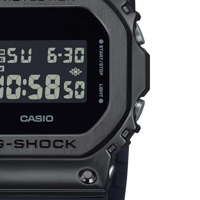 G-SHOCK メタルカバード 5600 GM-5600UB-1JF メンズ 腕時計 電池式 デジタル スクエア ブラック 反転液晶 国内正規品 カシオ