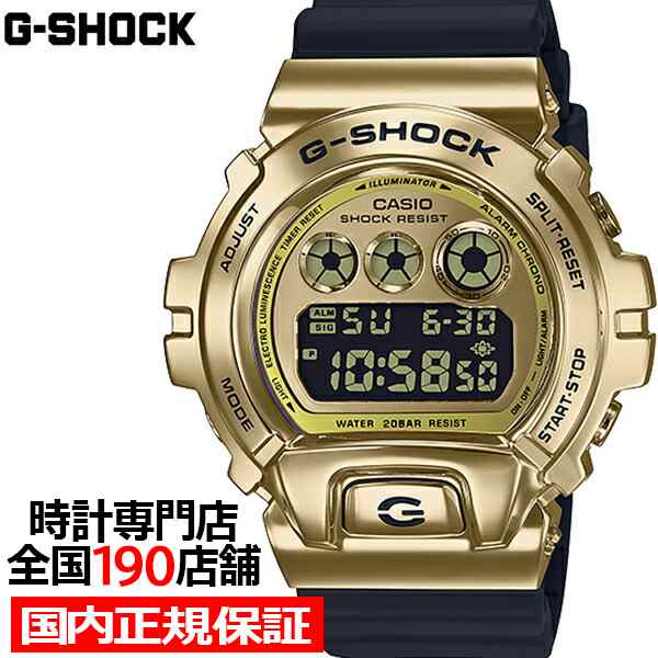 G-SHOCK メタルベゼル ゴールド GM-6900G-9JF メンズ 腕時計 デジタル 反転液晶 国内正規品 カシオ｜au PAY マーケット