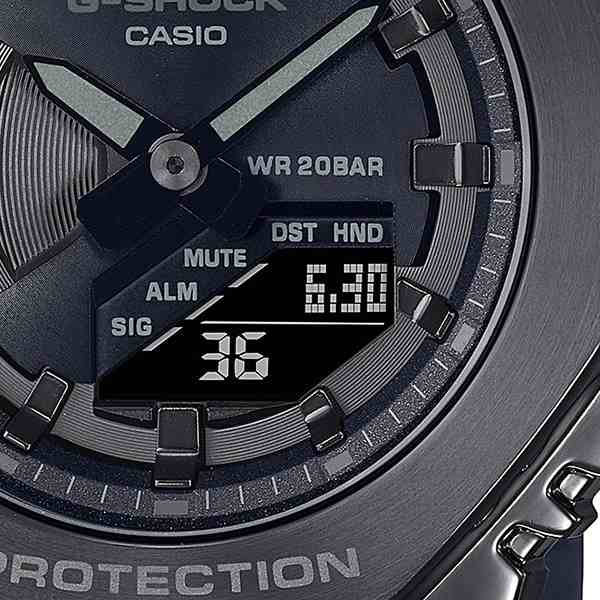 G-SHOCK ミッドサイズ メタルベゼル GM-S2100B-8AJF メンズ レディース