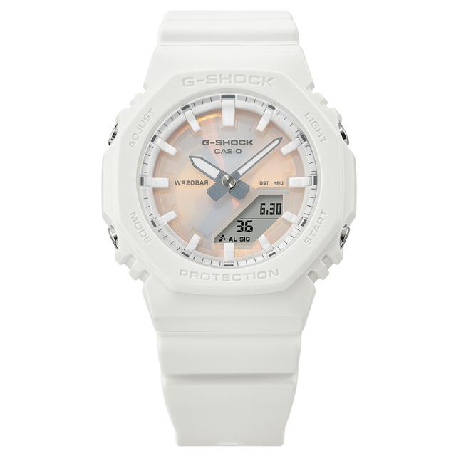 G-SHOCK プチサイズ 偏光カラーダイヤル GMA-P2100PC-7AJF レディース 腕時計 電池式 アナデジ オクタゴン ホワイト 国内正規品 カシオ_5