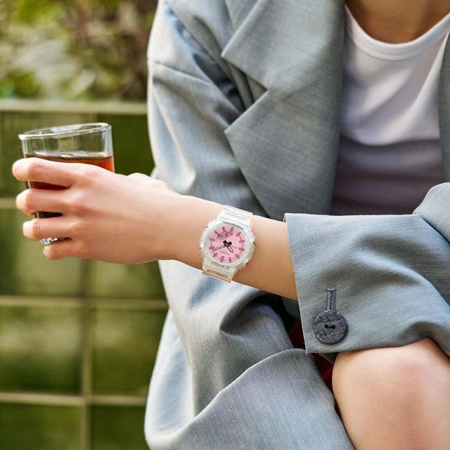 G-SHOCK プチサイズ サマーリフレクション ピンク GMA-P2100SR-7AJF レディース 腕時計 電池式 アナデジ オクタゴン 国内正規品 カシオ_10