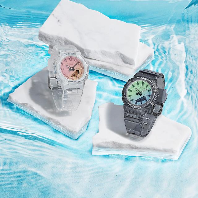 G-SHOCK プチサイズ サマーリフレクション ピンク GMA-P2100SR-7AJF レディース 腕時計 電池式 アナデジ オクタゴン 国内正規品 カシオ_11