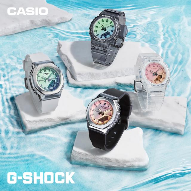 G-SHOCK プチサイズ サマーリフレクション ピンク GMA-P2100SR-7AJF レディース 腕時計 電池式 アナデジ オクタゴン 国内正規品 カシオ_12