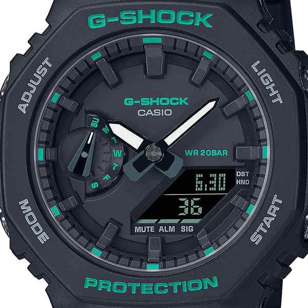 G SHOCK Gショック ミッドサイズ グリーンアクセント GMA SGAAJF