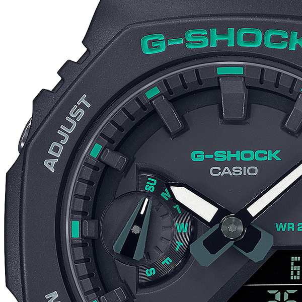 G-SHOCK Gショック ミッドサイズ グリーンアクセント GMA-S2100GA-1AJF