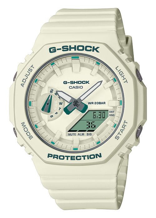 G-SHOCK ミッドサイズ グリーンアクセント GMA-S2100GA-7AJF メンズ レディース 腕時計 電池式 国内正規品 カシオ_1