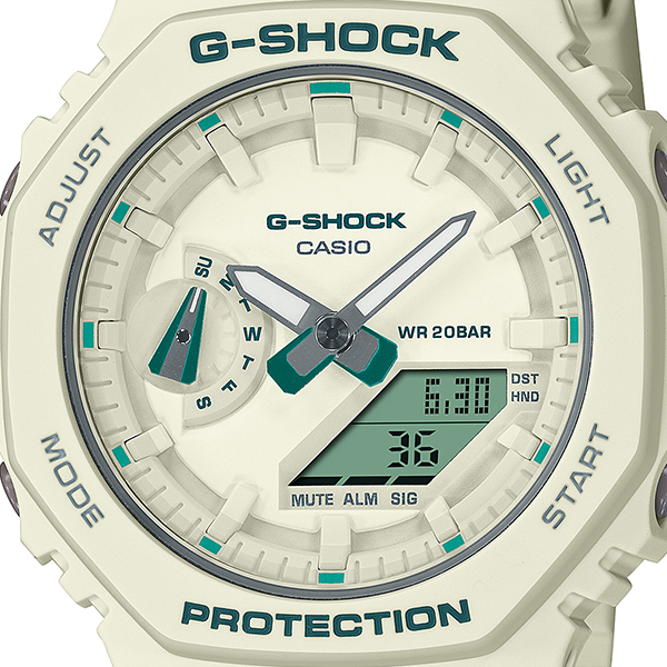 G-SHOCK ミッドサイズ グリーンアクセント GMA-S2100GA-7AJF メンズ レディース 腕時計 電池式 国内正規品 カシオ_2