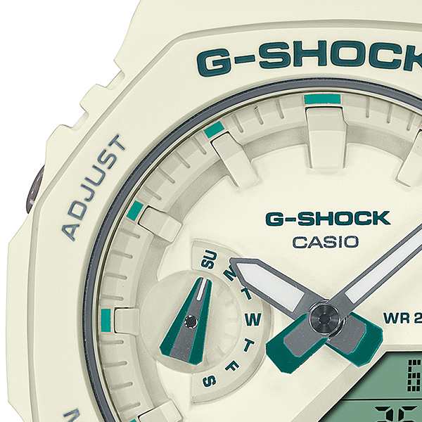 G-SHOCK ミッドサイズ グリーンアクセント GMA-S2100GA-7AJF メンズ