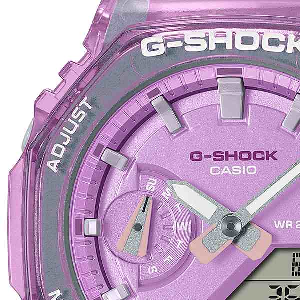 G-SHOCK Gショック アナデジ オクタゴン スケルトン ピンク GMA