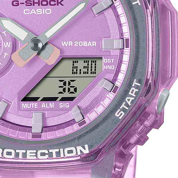 G-SHOCK Gショック アナデジ オクタゴン スケルトン ピンク GMA