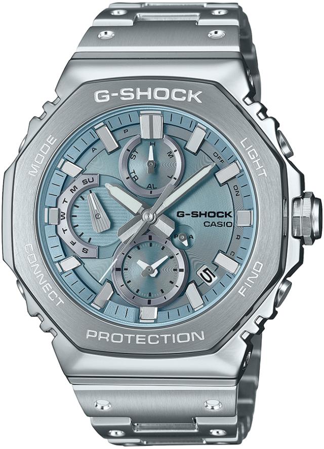 G-SHOCK フルメタル クロノグラフ GMC-B2100AD-2AJF メンズ腕時計 ソーラー Bluetooth アナログ オクタゴン ブルー 国内正規品 カシオ 日本製_1