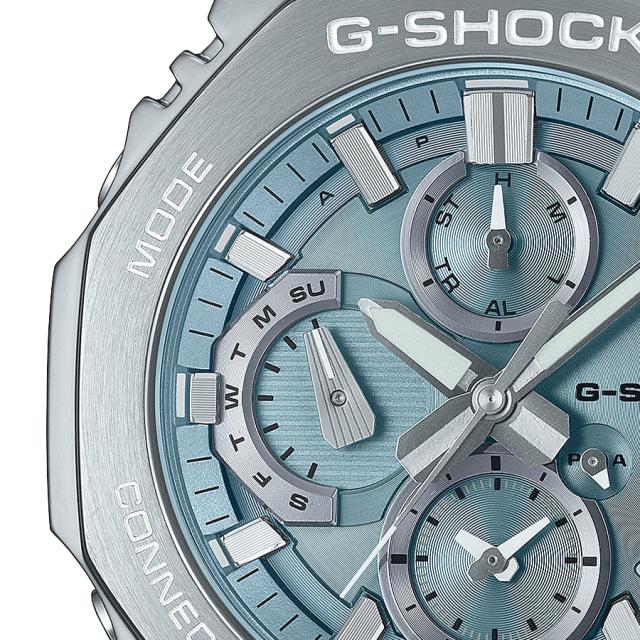 G-SHOCK フルメタル クロノグラフ GMC-B2100AD-2AJF メンズ腕時計 ソーラー Bluetooth アナログ オクタゴン ブルー 国内正規品 カシオ 日本製_3