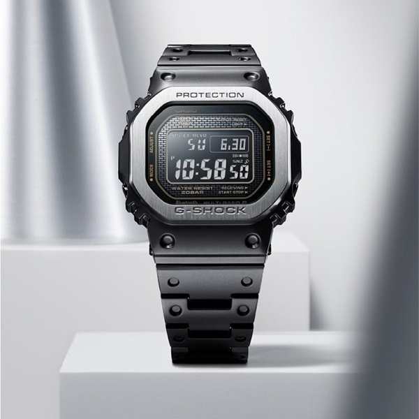 G-SHOCK フルメタル マルチフィニッシュドブラック GMW-B5000MB-1JF ...