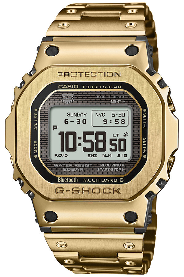 G-SHOCK フルメタル MIP液晶モデル ゴールド GMW-BZ5000GD-9JF メンズ 腕時計 電波ソーラー Bluetooth デジタル スクエア 国内正規品 カシオ