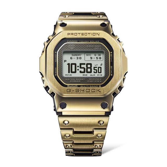 G-SHOCK フルメタル MIP液晶モデル ゴールド GMW-BZ5000GD-9JF メンズ 腕時計 電波ソーラー Bluetooth デジタル スクエア 国内正規品 カシオ