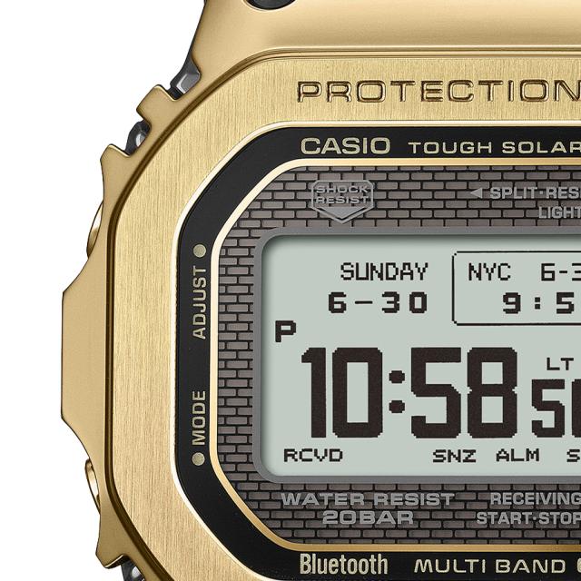 G-SHOCK フルメタル MIP液晶モデル ゴールド GMW-BZ5000GD-9JF メンズ 腕時計 電波ソーラー Bluetooth デジタル スクエア 国内正規品 カシオ